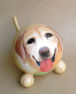 The Painted Dog Urn Emma