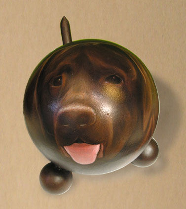 The Painted Puppy Urn Chocolate Lab