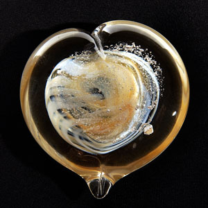 Keepsake Glass Heart Urns