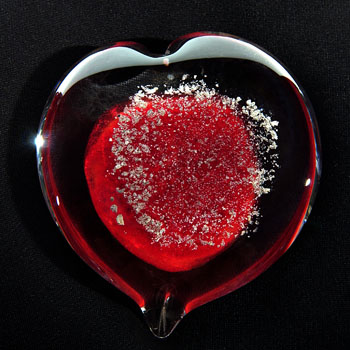 Keepsake Glass Heart Urns