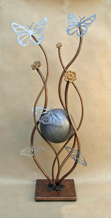 one of a kind butterfly urn