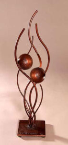Double tall companion pet urn