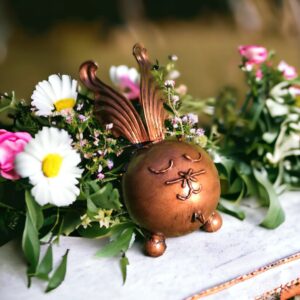 Custom winged kitty cat memorial urn.