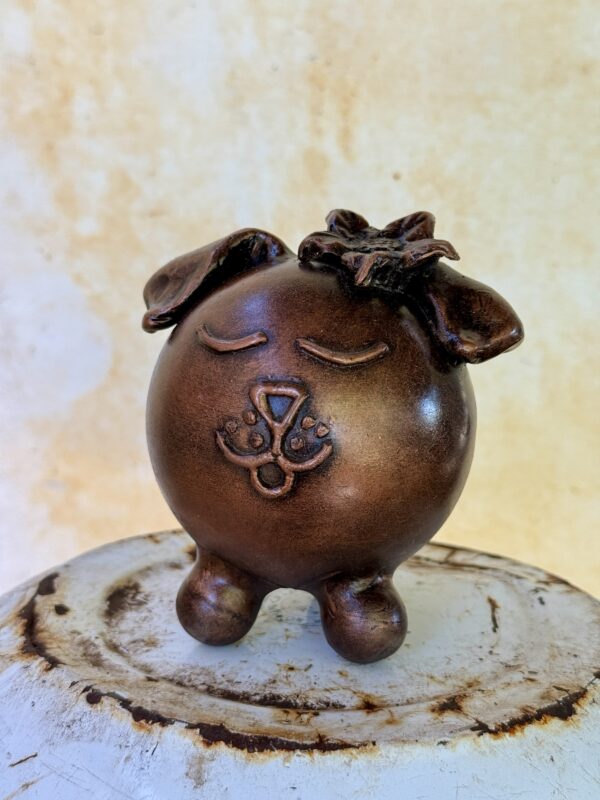 Readymade Single Flower Petal Puppy Cremation Urn-Medium Dog - Image 3