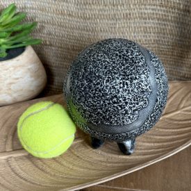 Silver Tennis Ball Pet Urn - Large